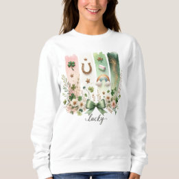 Lucky Symbols, St. Patrick's Day Sweatshirt T Shirt