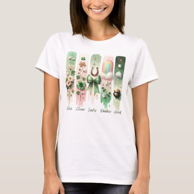 Lucky Symbols, St. Patrick's Day T-shirt (Framsida)