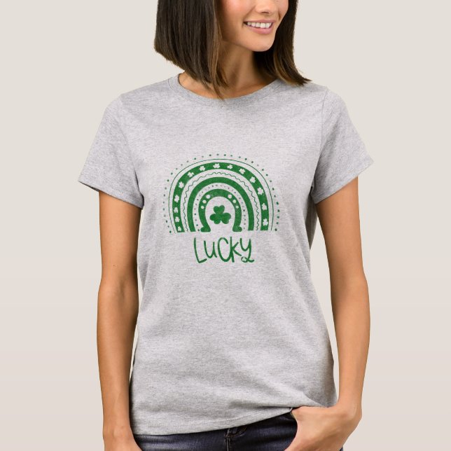 Lucky T-Shirt for St.Patrick's Day (Framsida)