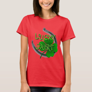 Lucky T-Shirt Personlig Shirt Organic T-shirt