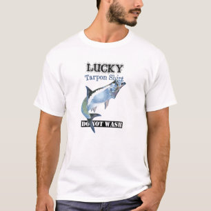 Lucky Tarpon Shirt Tvättar inte ljus T
