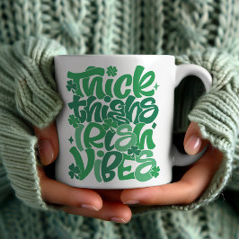 Lucky "Thick Thighs Irish Vibes" St. Patrick's Kaffemugg