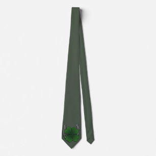 Lucky Tie St. Patrick's Day Tie Lucky Necktie Slips