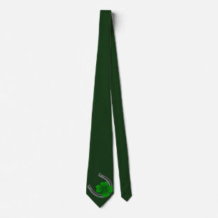 Lucky Tie St. Patrick's Day Tie Lucky Necktie Slips