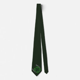 Lucky Tie St. Patrick's Day Tie Lucky Necktie Slips