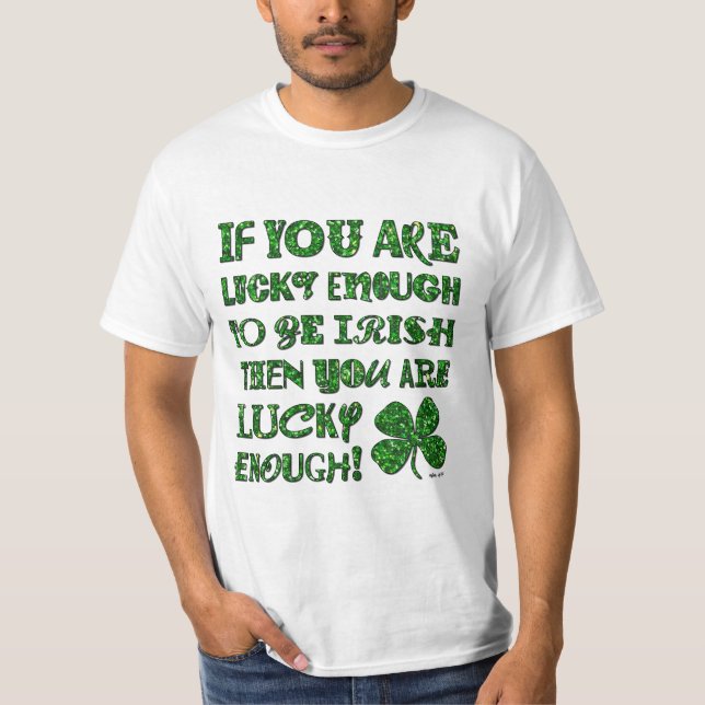 LUCKY TILLRÄCKLIGT... T SHIRT (Framsida)