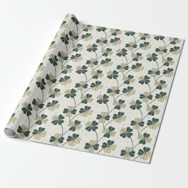 Lucky & Timless Shamrock Wrapping Papper Presentpapper