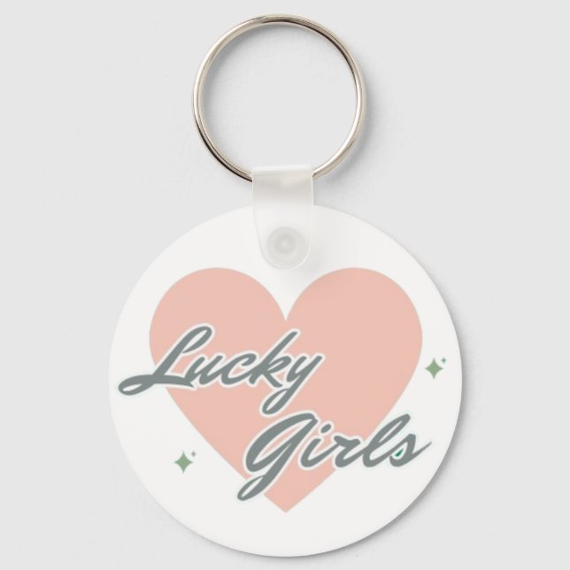 Lucky tjejer nyckelring (Framsida)