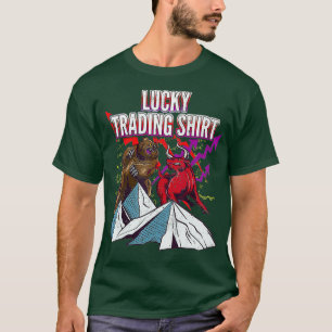 Lucky Trading Forex, marknadsgåva till Lagrar Bul T Shirt