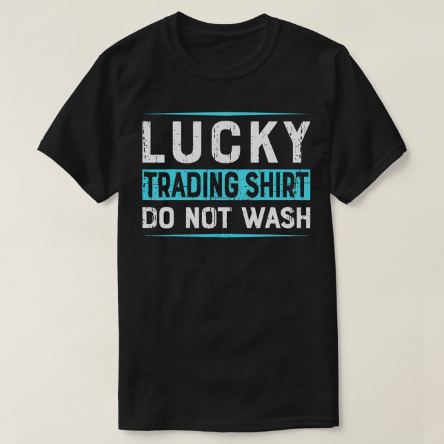 Lucky Trading Tee for Cryptocurrency Mynt Trader (Design framsida)