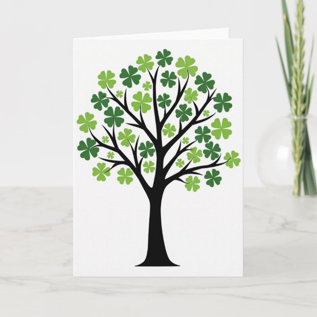 Lucky Tree Art Card Kort (Framsida)