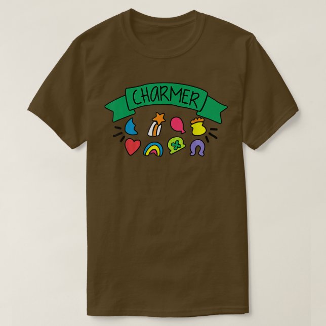 Lucky Tur Charm Charmer St  T Shirt (Design framsida)