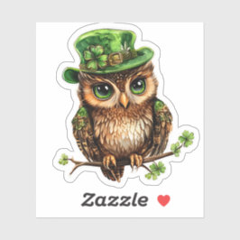 Lucky Uggla St. Patrick's Day Sticker Klistermärken