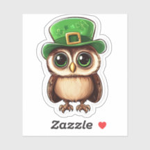 Lucky Uggla St. Patrick's Day Sticker