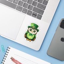 Lucky Uggla St. Patrick's Day Sticker