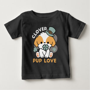 Lucky Valp med Klöver - St. Patrick's Day Gift T Shirt