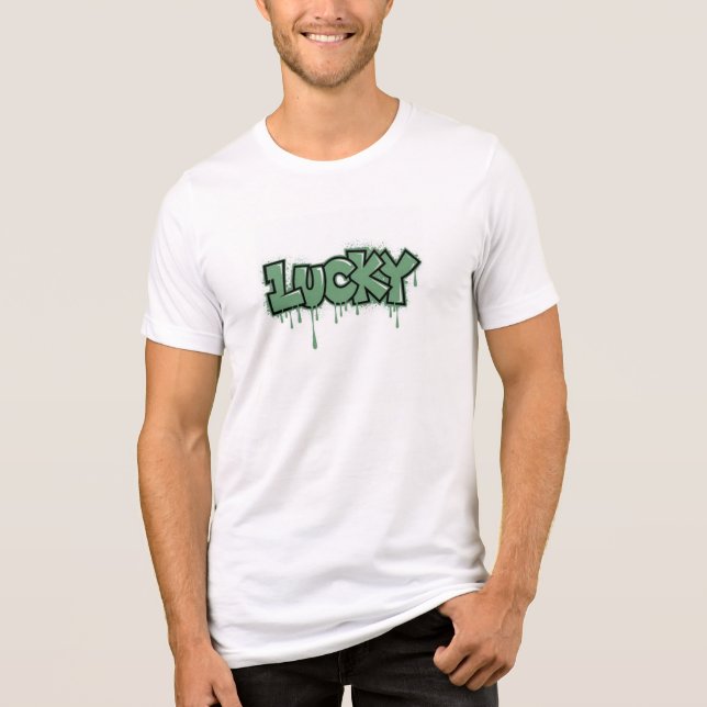 Lucky Vibes Tee - Bära din Bra Fortune! (Framsida)