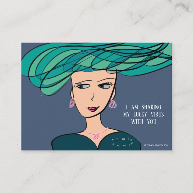 LUCKY VIRUS - AMBASSADOR CARDS VISITKORT (Framsida)