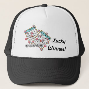 Lucky Winner Bingo Theme Truckerkeps