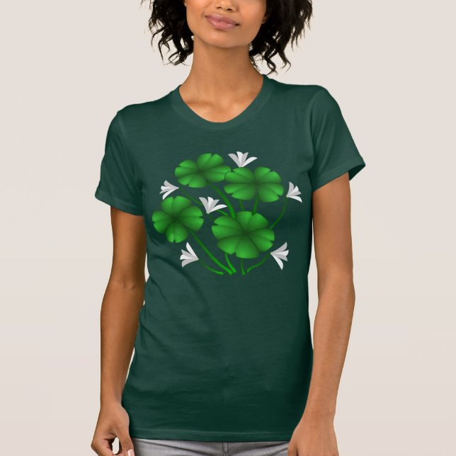 Lucky Women's Shirts St. Patrick's Dam Jersey T Shirt (Framsida)