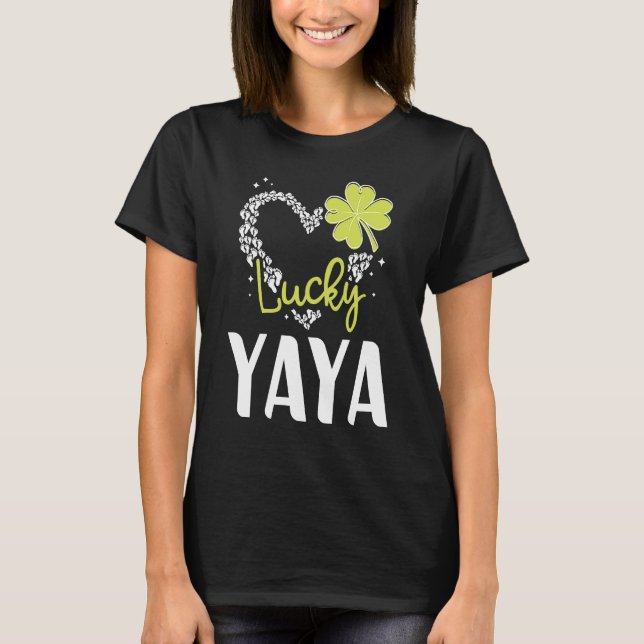Lucky Yaya  St Patricks Day  womens T Shirt (Framsida)
