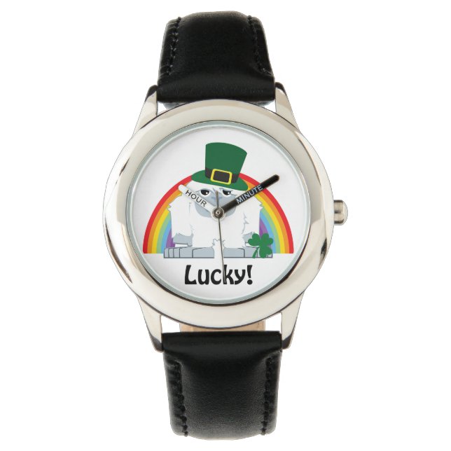 Lucky Yeti Leprechaun Armbandsur (Framsida)