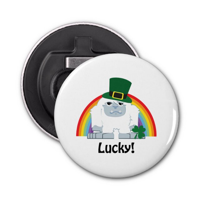 Lucky Yeti Leprechaun Flasköppnare (Framsidan)