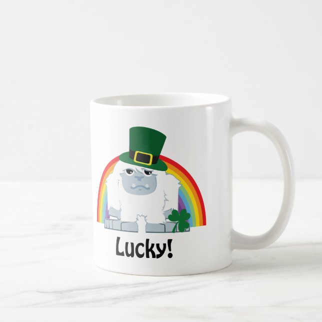 Lucky Yeti Leprechaun Kaffemugg (Höger)
