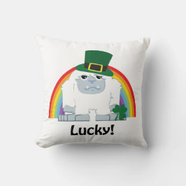 Lucky Yeti Leprechaun Kudde