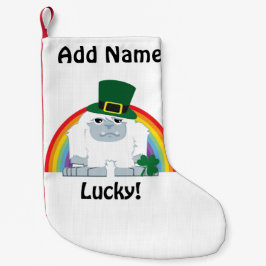 Lucky Yeti Leprechaun Liten Julstrumpa