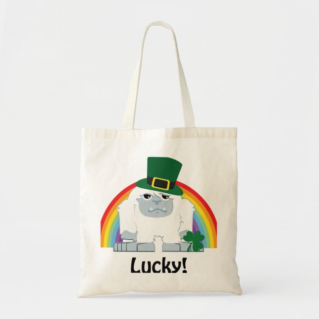 Lucky Yeti Leprechaun Tygkasse (Framsidan)