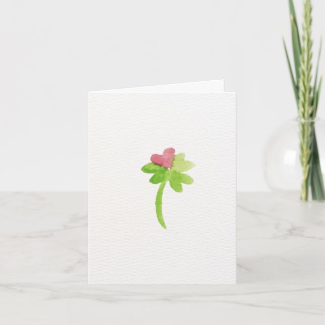 Lucky You're Mine Valentine's Day Card Tack Kort (Framsida)