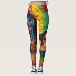 LuckyPen konstdamasker Leggings