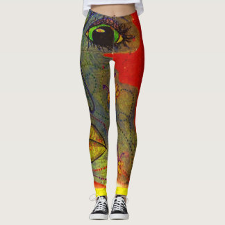 LuckyPen konstdamasker Leggings