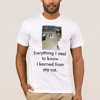 luckyrascal allt som jag behöver att veta t-shirt