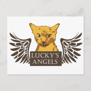 Lucky's Änglar Post Card Vykort