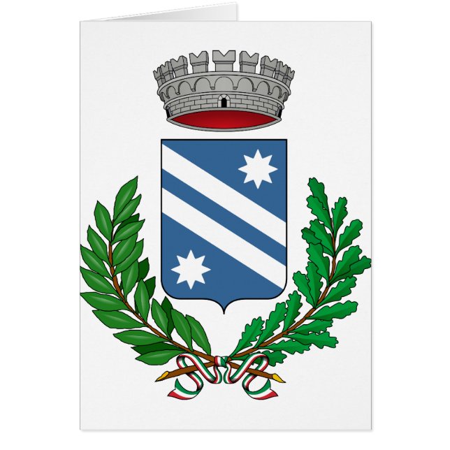 Lucoli Stemma, italien Hälsningskort (Framsidan)