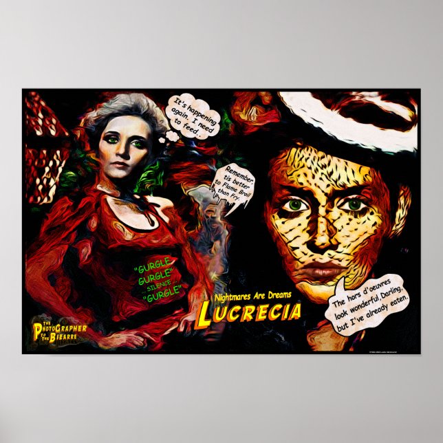 Lucrecia Dreams är Nightmares Poster (Framsidan)