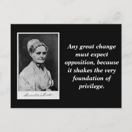Lucretia Mott Quote Abolition Suffrage Leader Vykort