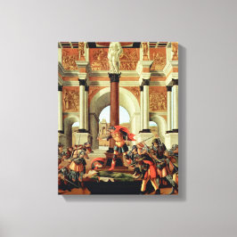 Lucretias tragedi av Sandro Botticelli Canvastryck