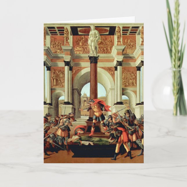 Lucretias tragedi av Sandro Botticelli Kort (Framsida)