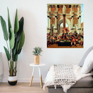 Lucretias tragedi av Sandro Botticelli Poster