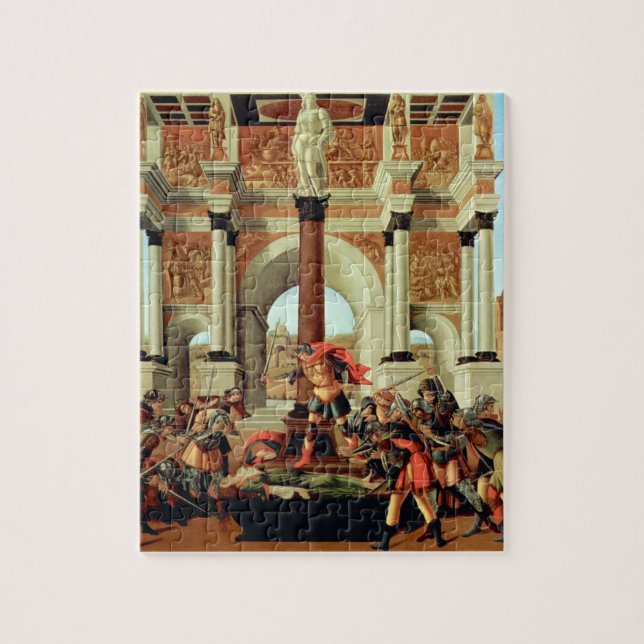 Lucretias tragedi av Sandro Botticelli Pussel (Vertikal)