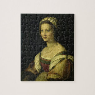 Lucrezia di Baccio del Fede, konstnärens fru, C. Pussel