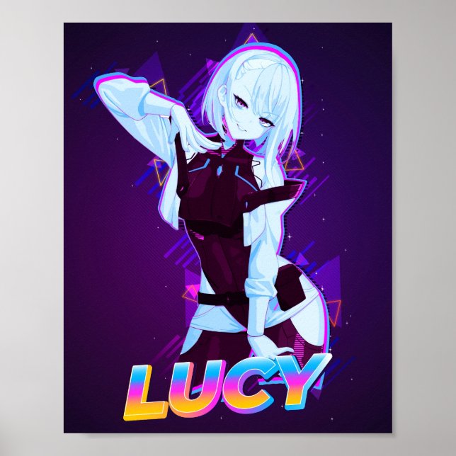 Lucy Cyberpunk Edgerunners Poster (Framsidan)