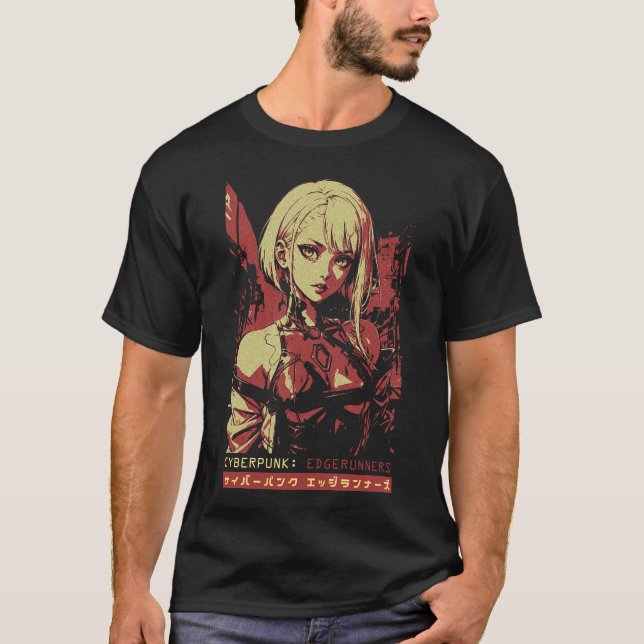Lucy Cyberpunk T Shirt (Framsida)