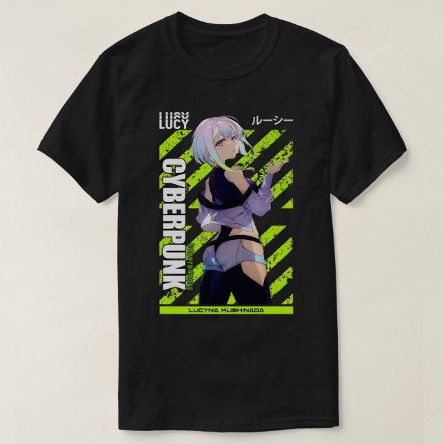 Lucy - Cyberpunk T Shirt (Design framsida)