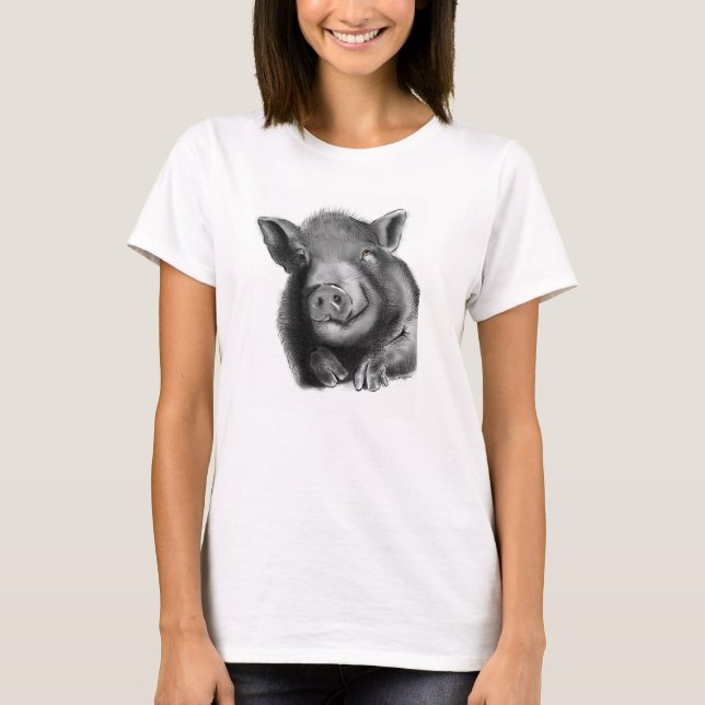 Lucy den undra grisen tee shirt (Framsida)