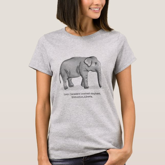 Lucy elefanten t shirt (Framsida)