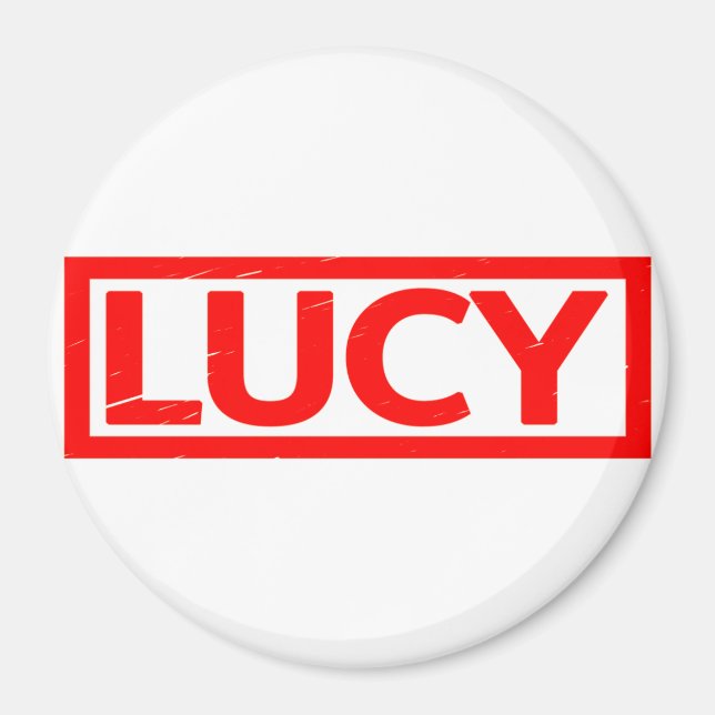 Lucy Frimärke Magnet (Framsidan)